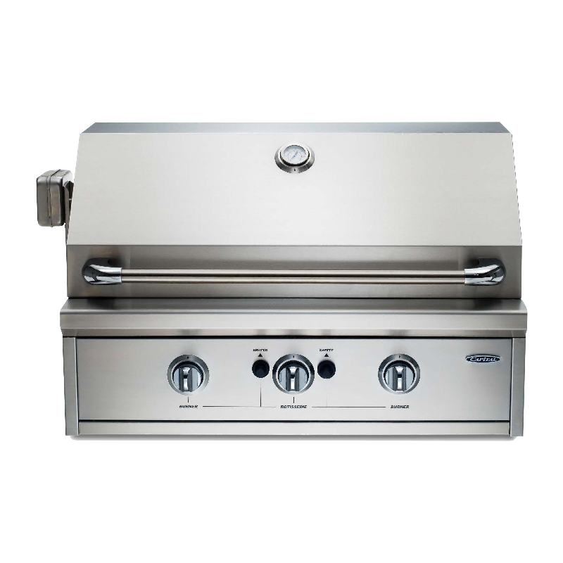 Capital 32″ Built In Open Grill BBQ with Solid Flat Plate