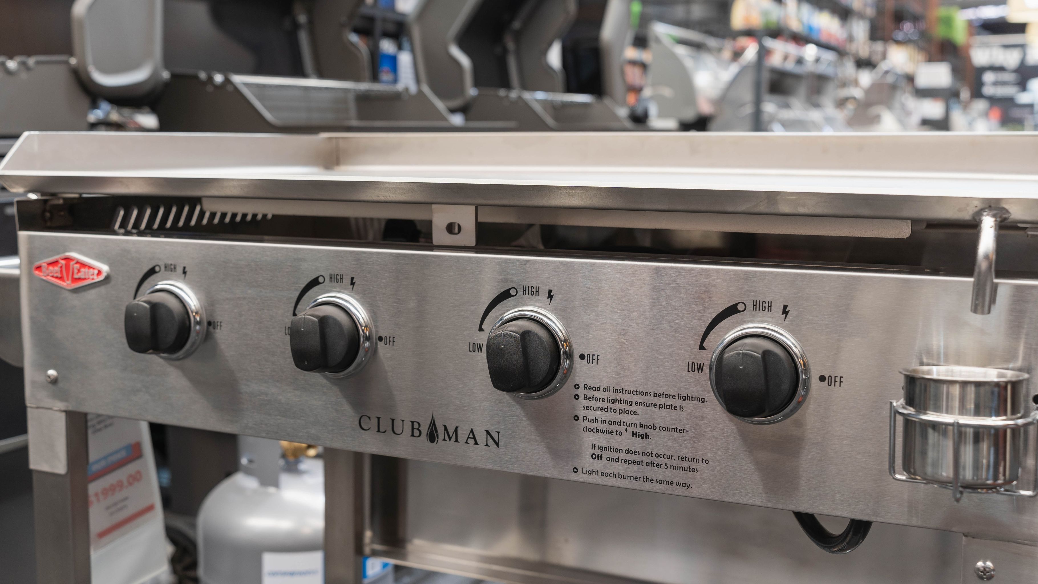 Beefeater Clubman Stainless Steel All Plate BBQ