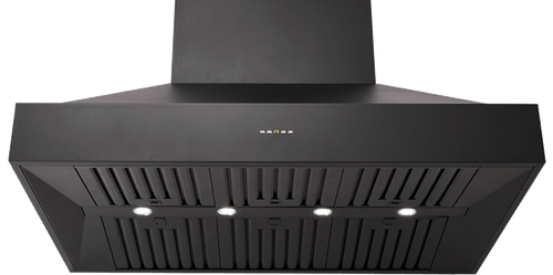 Black BBQ Alfresco Rangehood 1200mm Non Silent CL8912B