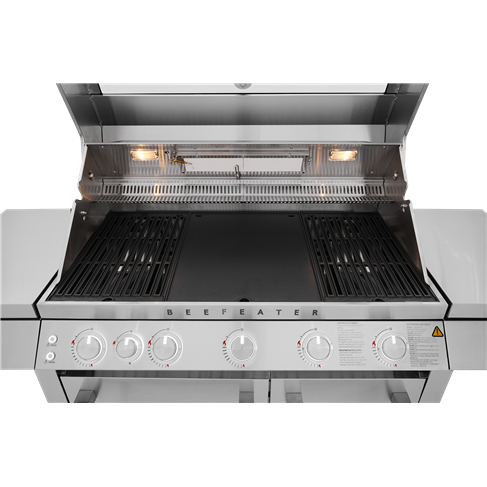 Beefeater 7000 Series Premium 5 Burner with Side Burner BBQ on Trolley