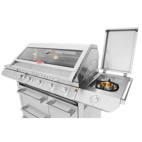 Beefeater 7000 Series Premium 5 Burner with Side Burner BBQ on Trolley