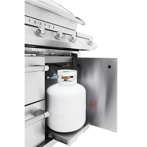 Beefeater 7000 Series Premium 5 Burner with Side Burner BBQ on Trolley