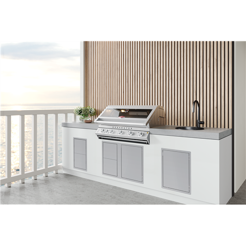 Beefeater Stainless Steel Single Cupboard Door with 2 Drawers