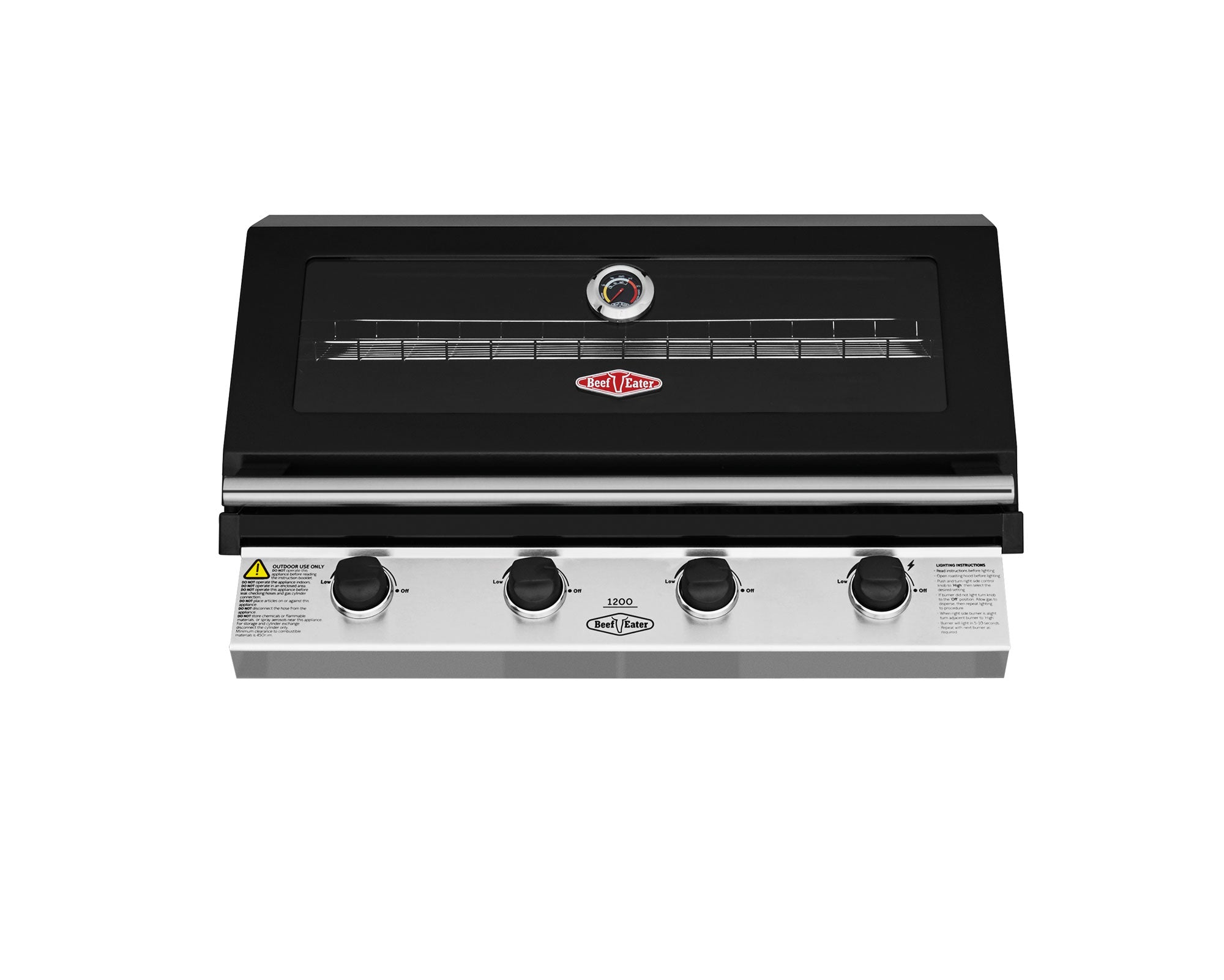 Beefeater 1200 Series 4 burner Built-in BBQ - BBG1250BB