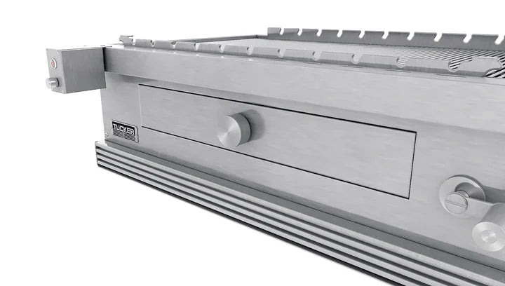 Tucker Charcoal Deluxe Pro Built-In BBQ with Hinged Lid