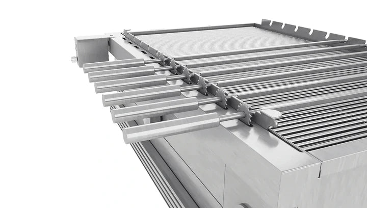 Tucker Charcoal Deluxe Pro Built-In BBQ with Hinged Lid