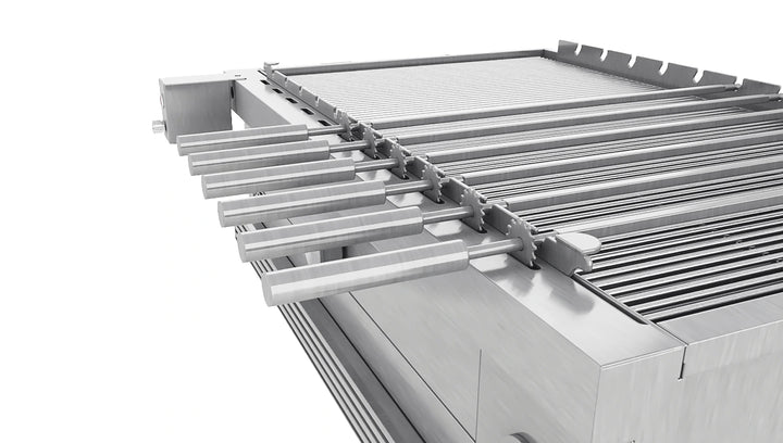 Tucker Charcoal Deluxe Pro Built-In BBQ Plus Wok Burner with Roasting Hood