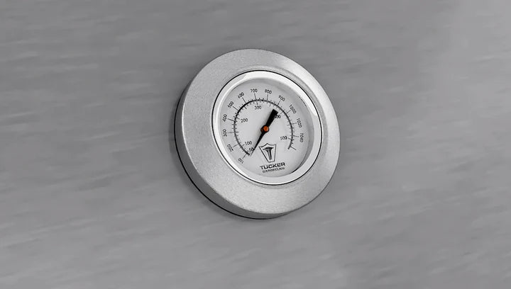 Tucker Charcoal Deluxe Pro Built-In BBQ with Hinged Lid