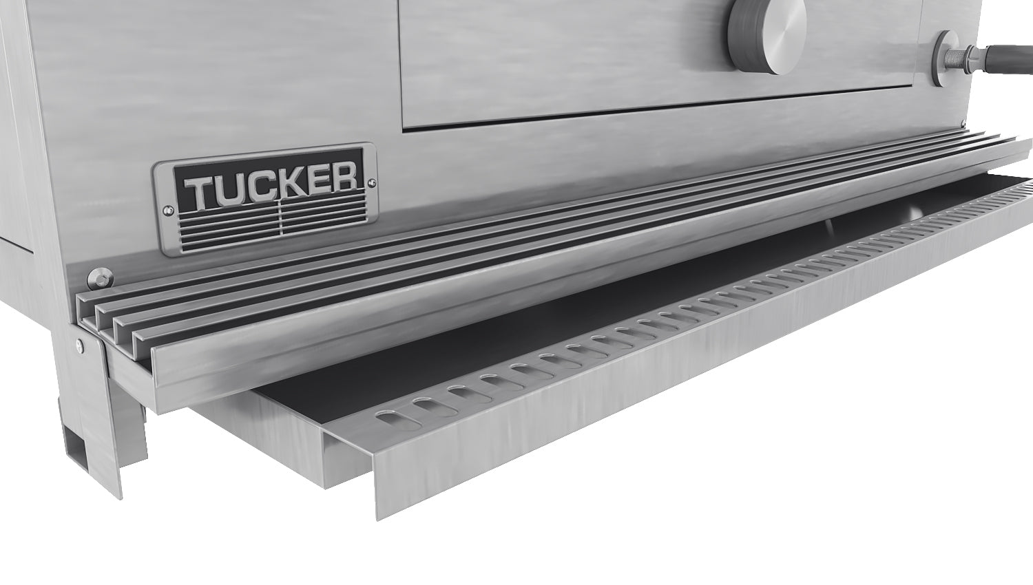 Tucker Charcoal Deluxe Pro Built-In BBQ Plus Wok Burner with Roasting Hood