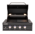 Euro Appliances 4 Burner Black Built In BBQ