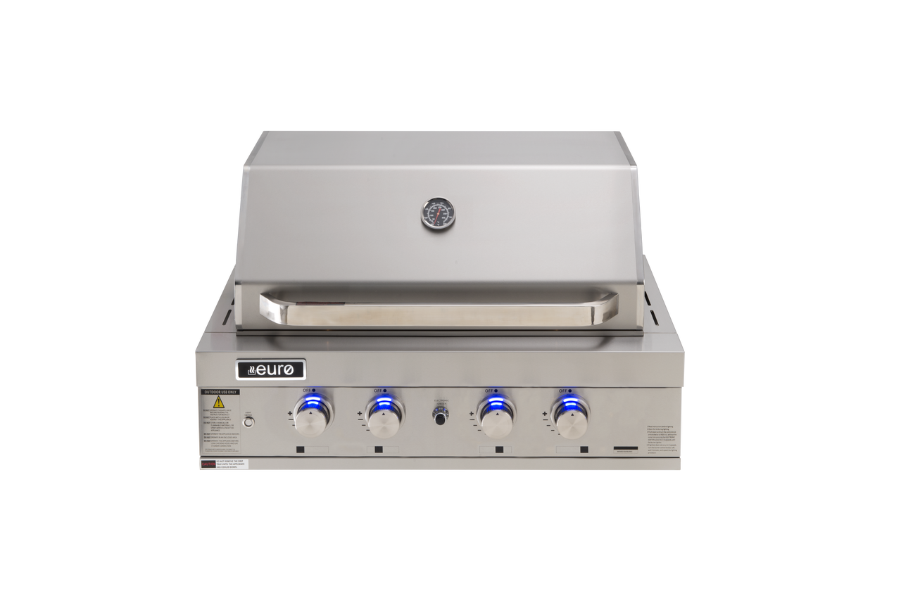 Euro Appliances 4 Burner Built In BBQ