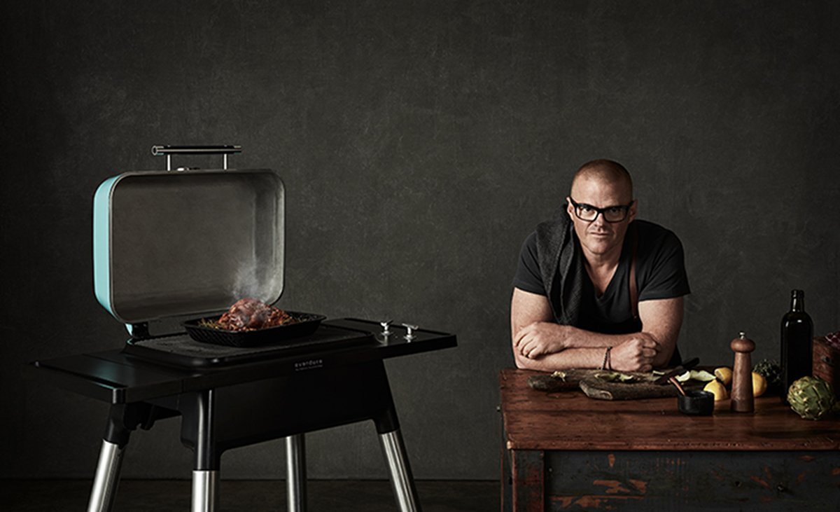 Everdure by Heston Blumenthal Furnace Gas BBQ Black