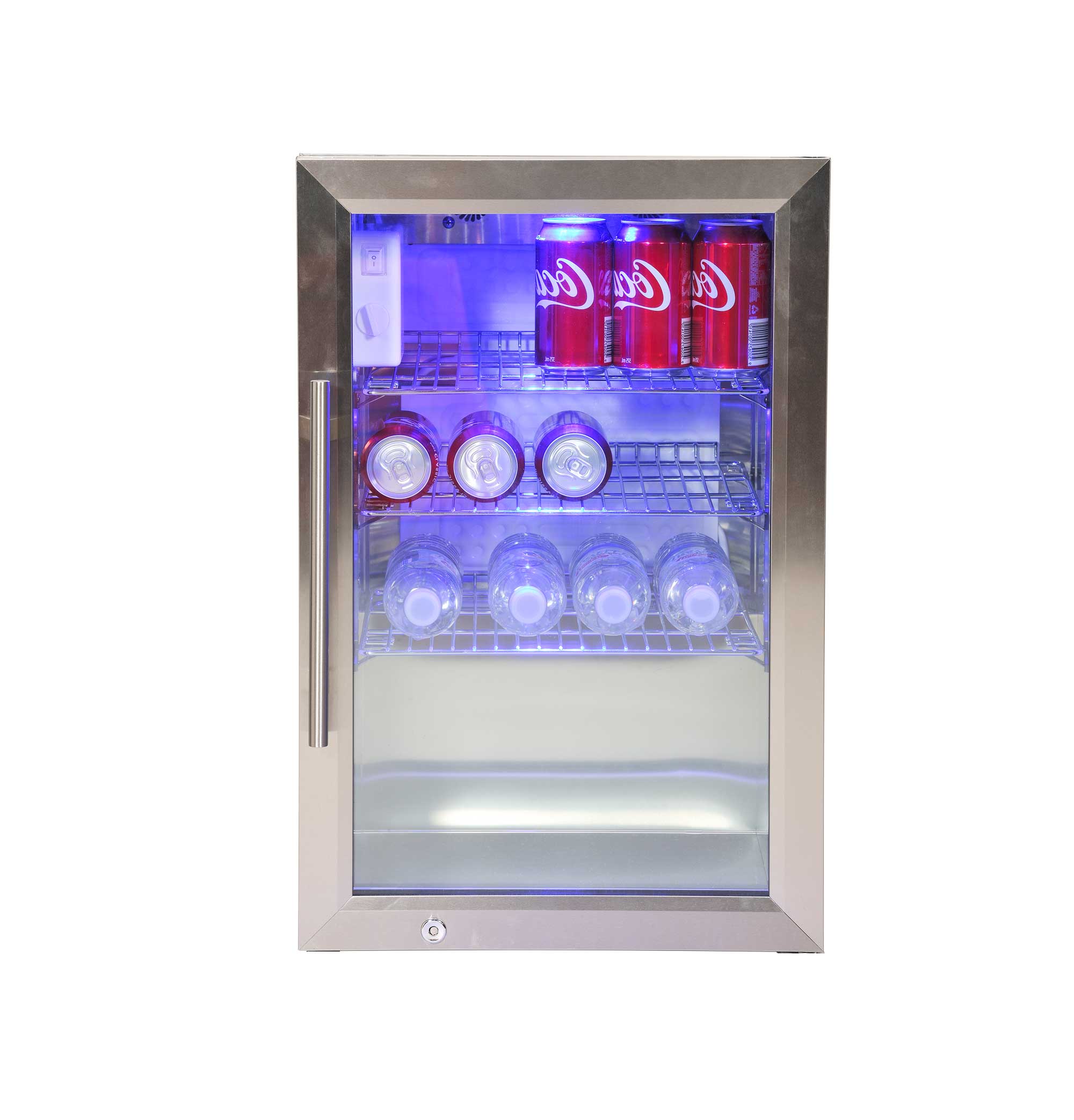 Crossray Outdoor Kitchen 4 Burner BBQ Single Fridge Storage & Sink