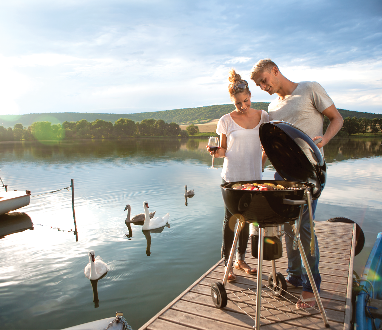 Napoleon PRO Charcoal Cart BBQ