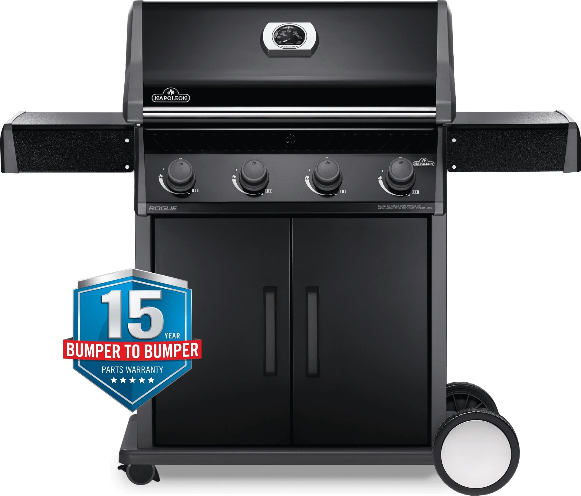 Napoleon Rogue 525 Black 4 Burner BBQ