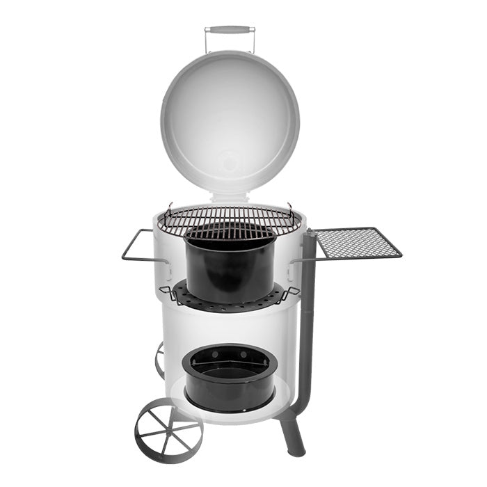 Oklahoma Joes Bronco Pro Drum Smoker XL - Black