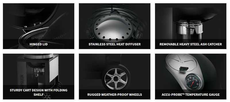 Napoleon PRO Charcoal Cart BBQ