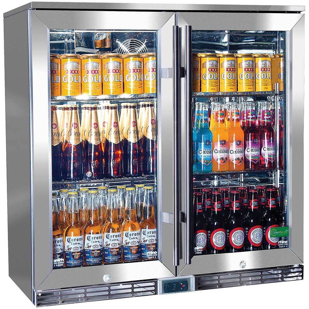 Rhino 2 Door Outdoor Beverage Centre- S/S GSP2H-840-SS