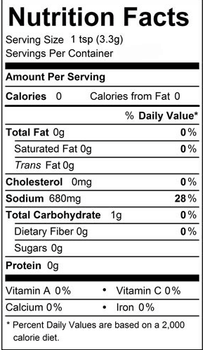Sucklebusters SPG- Salt Pepper Garlic Rub info