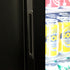 Schmick 105 Litre Black Single Glass Door Under Bench Bar Fridge - SK116-B