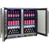 Schmick 190 Litre Twin Zone Alfresco Beer And Wine Bar Fridge - JC190-GG