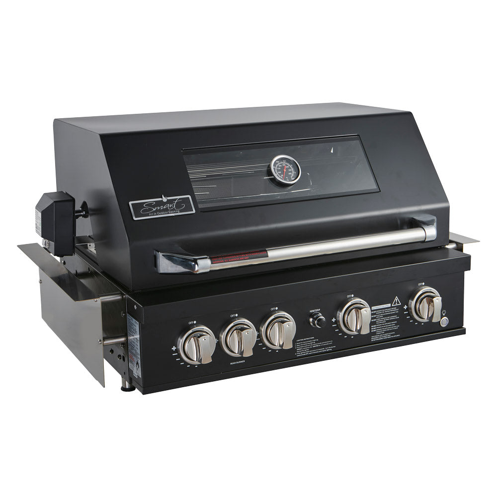 Smart Black 4 Burner Built-In BBQ