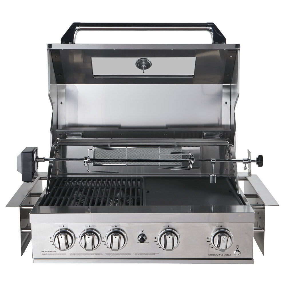 Smart Stainless Steel 4 Burner Built-In BBQ