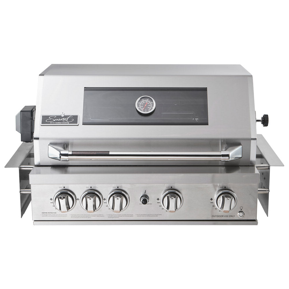 Smart Stainless Steel 4 Burner Built-In BBQ