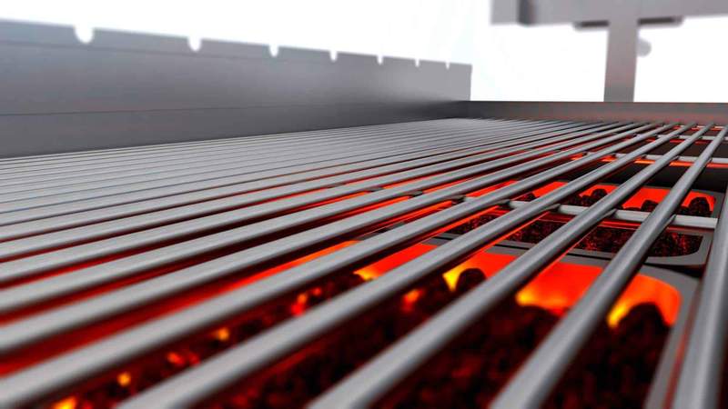 Tucker 3 Rod 900mm Charcoal Spit