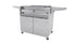 Tucker Charcoal Deluxe Pro BBQ on Cabinet with Roasting Hood