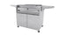 Tucker Charcoal Deluxe Pro BBQ on Cabinet with Hinged Lid