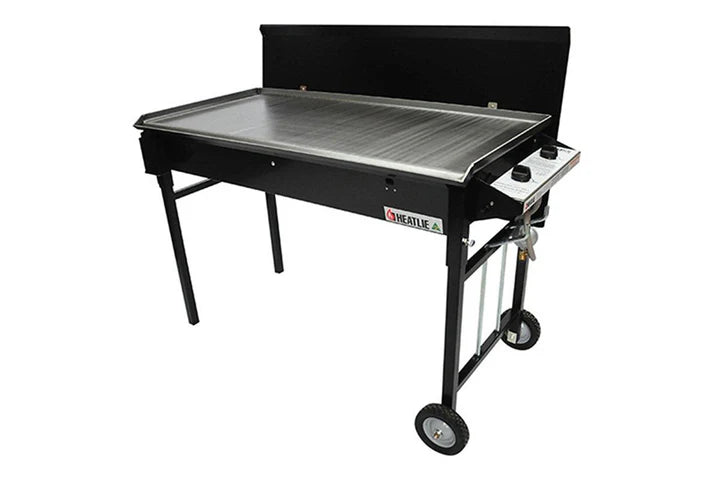 Heatlie 850 Black Powder Coated Mobile BBQ