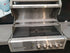 Crossray Outdoor Kitchen 4 Burner BBQ, Double Door Fridge & Storage