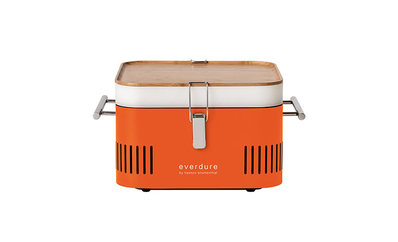 Everdure by Heston Blumenthal Cube Charcoal BBQ Orange