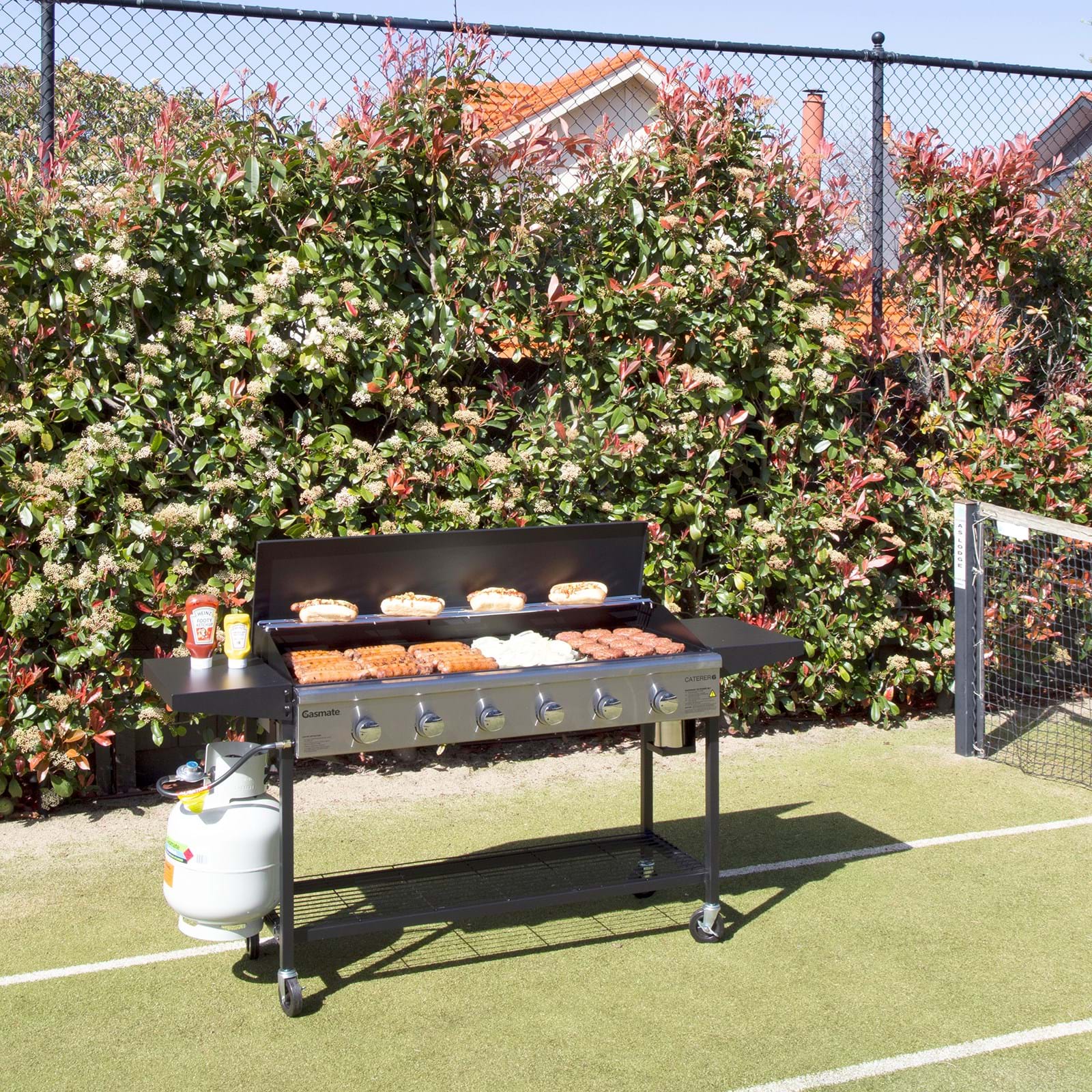 Gasmate Caterer 6 Burner Trolley BBQ