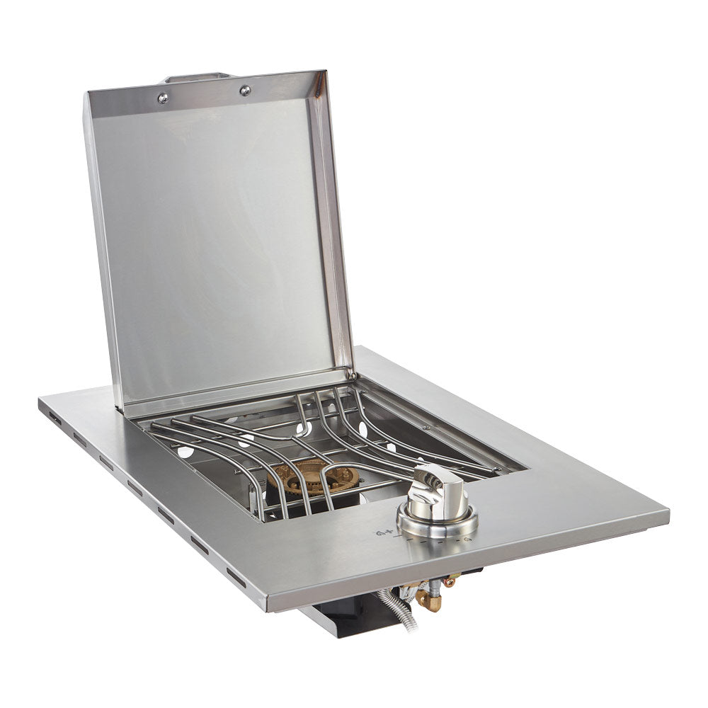 Smart Drop-In Side Burner Gas BBQ Cooktop in Stainless Steel