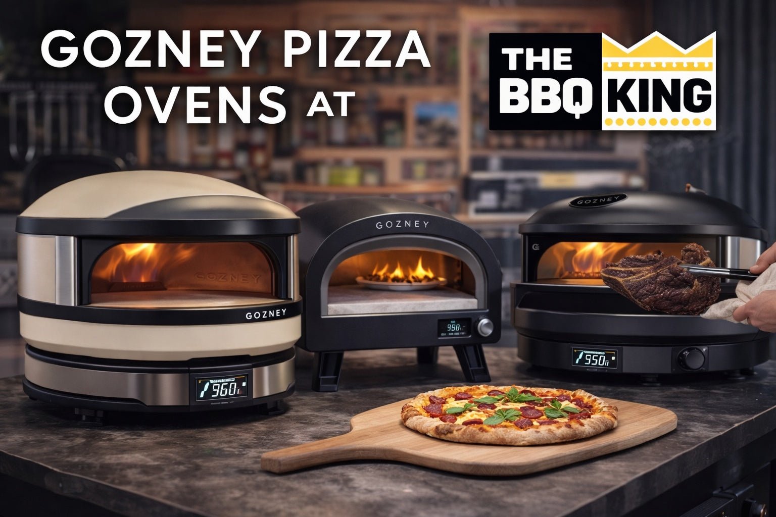 The BBQ King now stocks the world famous Gozney Pizza Ovens available now!