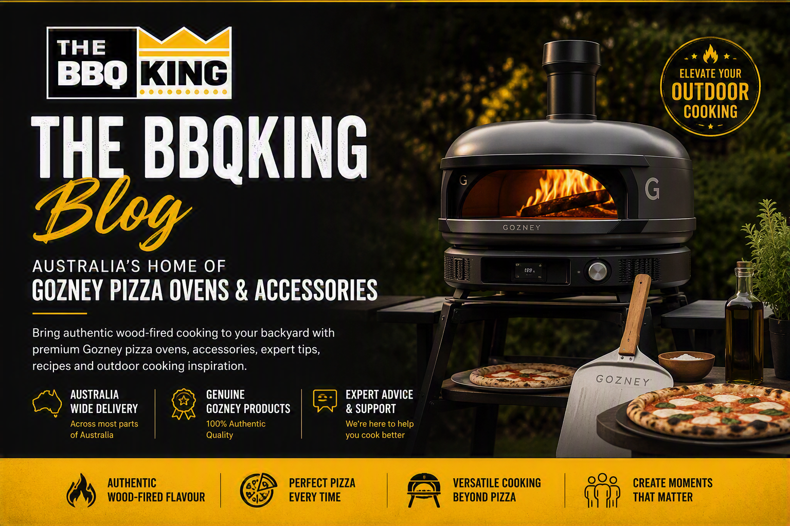 The BBQKING: Your Online Home for Gozney Pizza Ovens and Accessories Across Australia