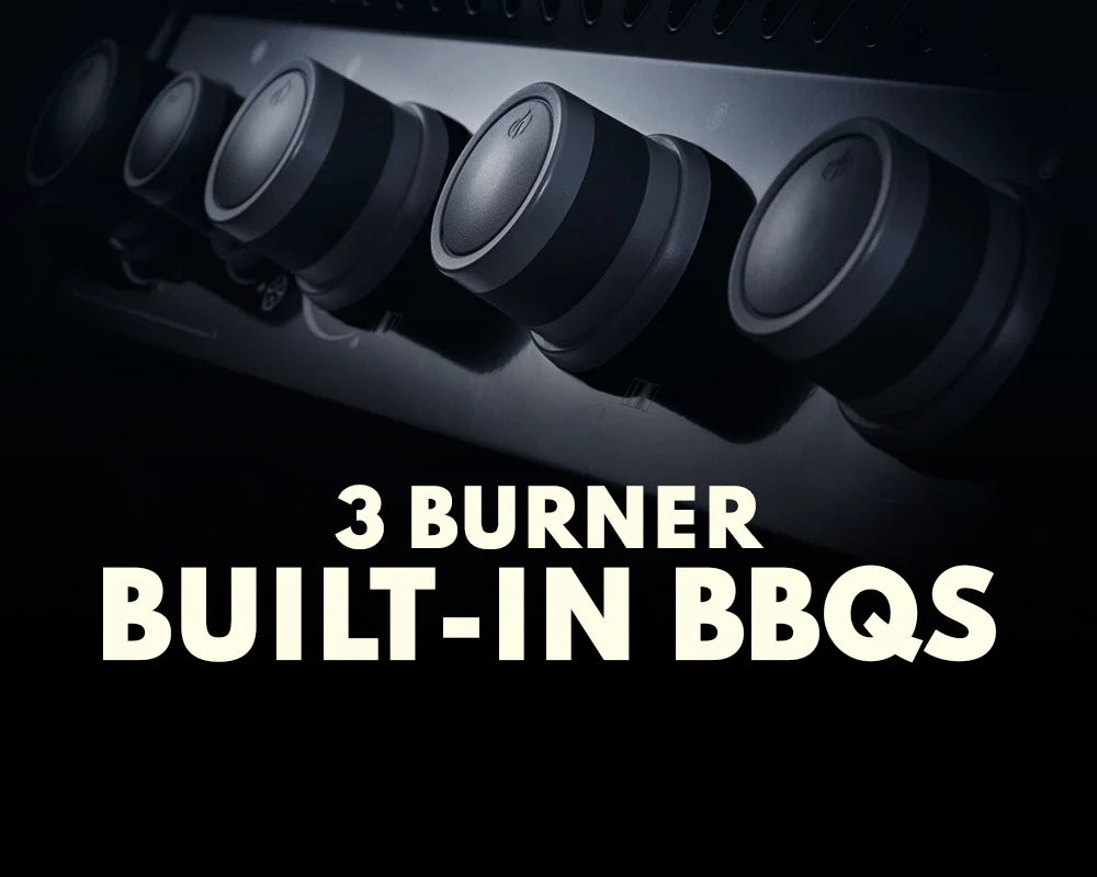 3 Burner Built-in BBQs