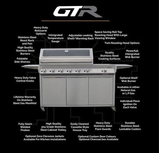 Tucker 4+1 Burner GTR BBQ