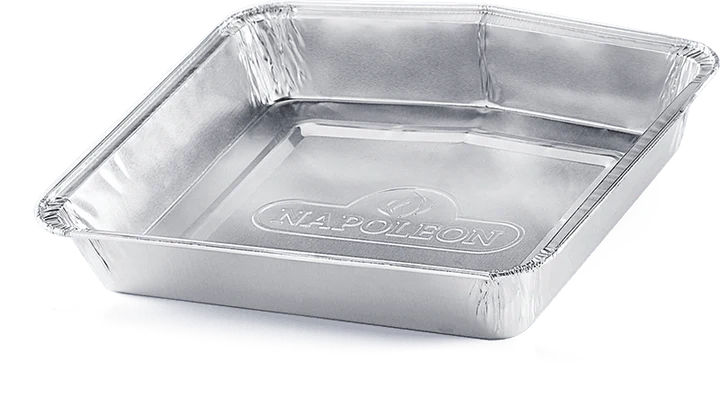 Napoleon Disposable Aluminium Grease Trays for Travel Q - Pack of 5