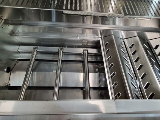 Gasmate Nova Graphite 6 Burner Twin Hood Built-in BBQ