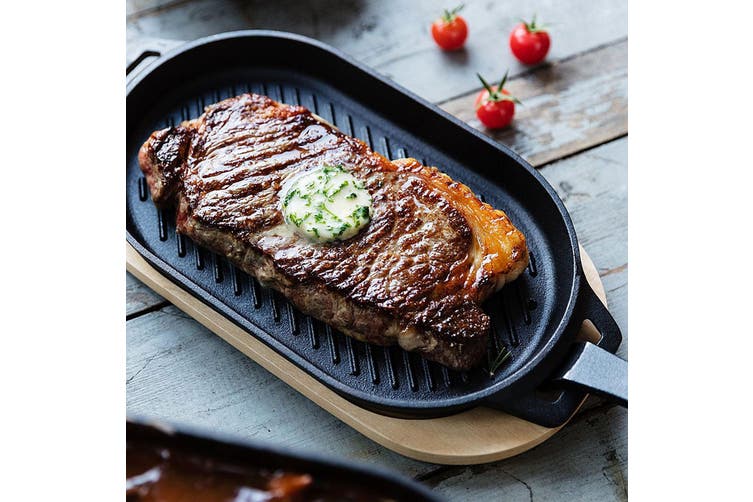 Ooni Cast Iron Grizzler Griddle Pan