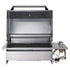 Smart 4-Burner Drop-In Gas BBQ With Slimline Hood and Drop-In Side Burner