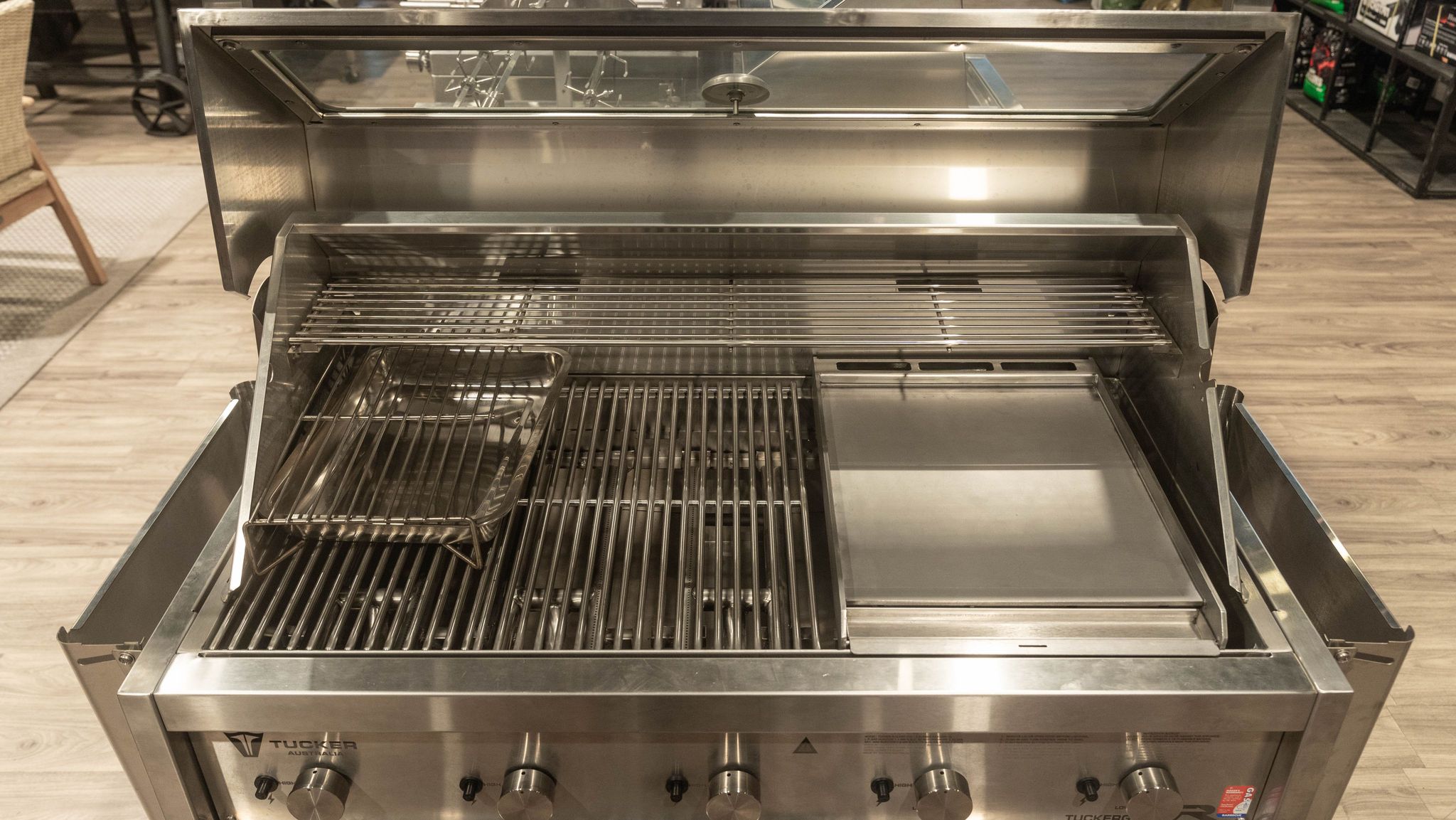 Tucker Stainless Steel Wok Pro Plate