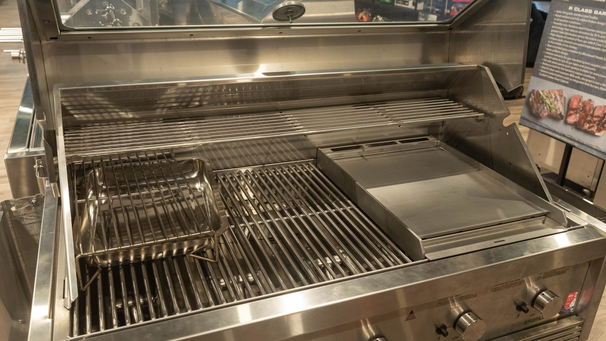 Tucker Stainless Steel Wok Pro Plate