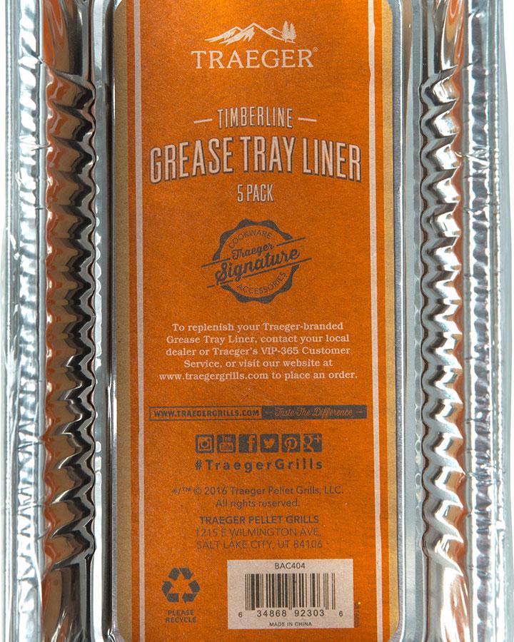 Traeger Timberline Grease Tray Liner-5 Pack - The BBQ King