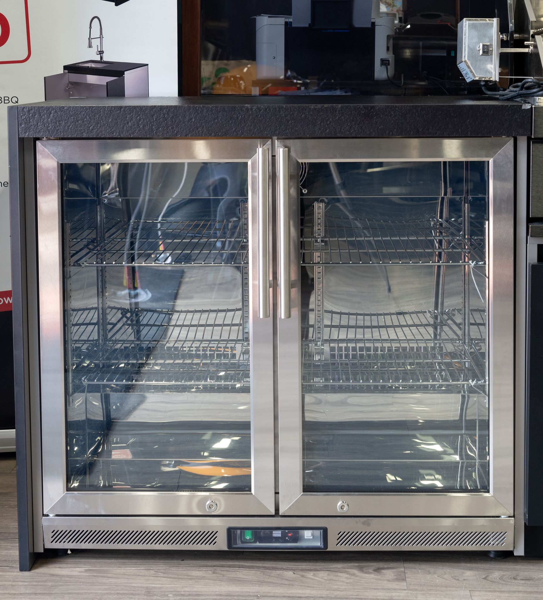 Aspire 6 Burner BBQ Outdoor Modular Kitchen with Double Fridge