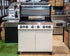 Masport White 6 Burner BBQ - MB7000