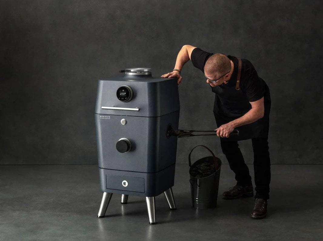 Everdure by Heston Blumenthal 4K Electric Ignition Charcoal BBQ Oven (Stone)